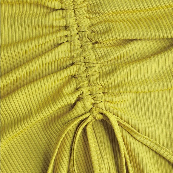 NWT Cut Out Tie Back Drawstring Maxi Dress - Picture 3 of 4